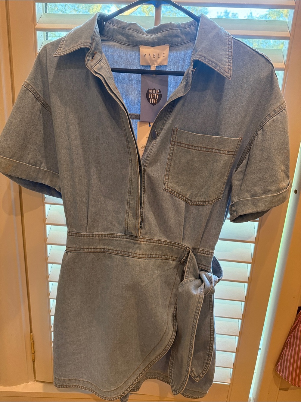 Adorable Mable denim dress S